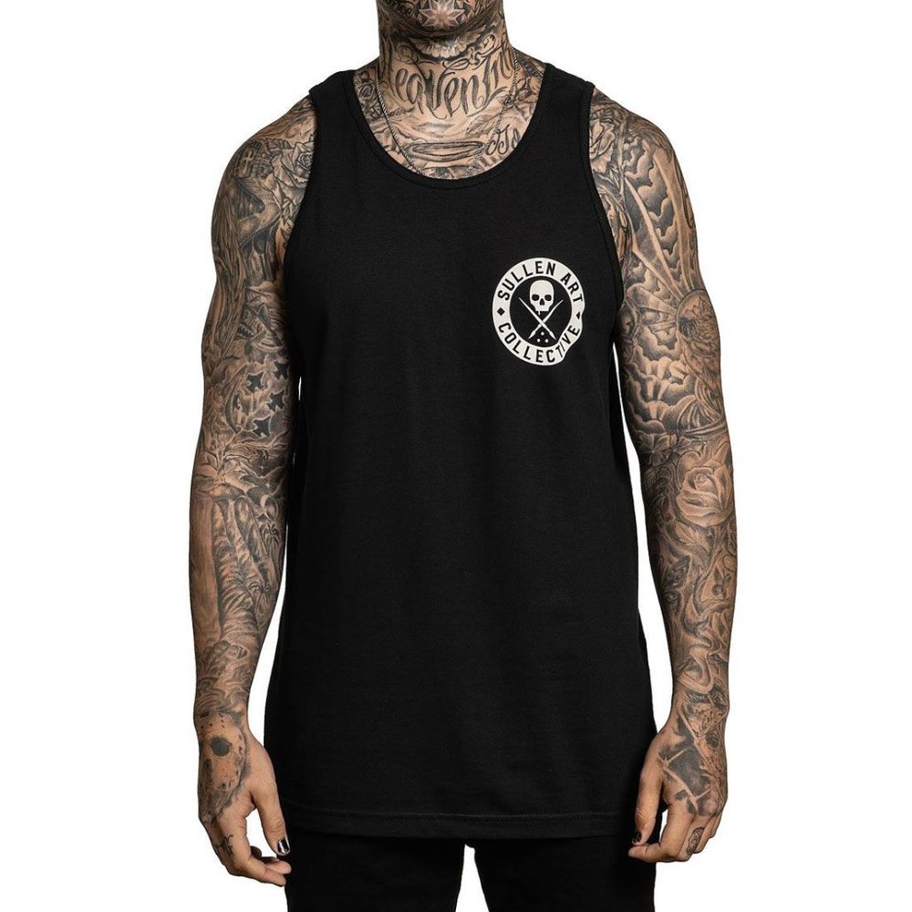 Sullen Clothing Summer Tank Top XL Black BOH Logo
